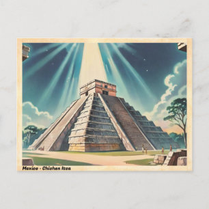 Carte Postale Mexique Chichen Itza Vintage voyage