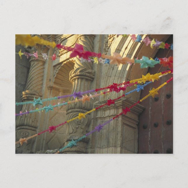 Carte Postale Mexique, Oaxaca, Templo de San Felipe de Neri (Devant)