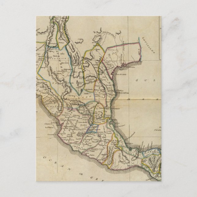 Carte Postale Mexique ou Nouvelle-Espagne (Devant)