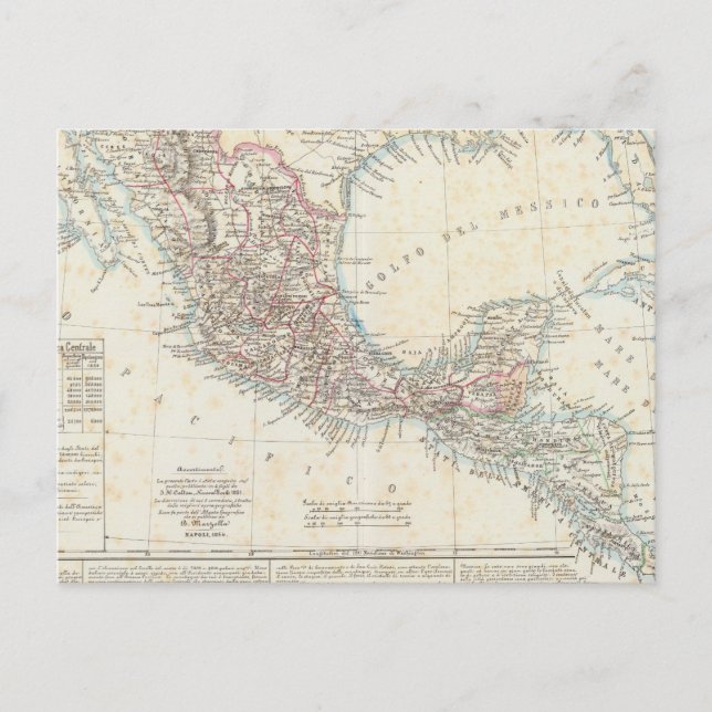 Carte Postale Mexique, Panama, Amérique centrale (Devant)