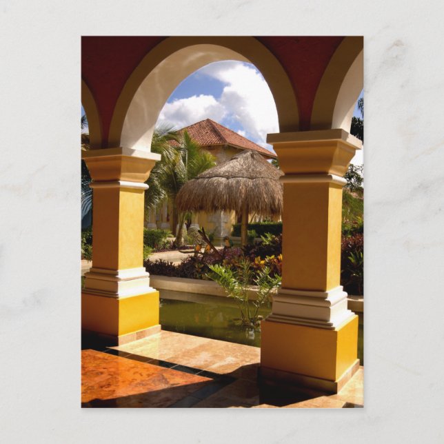 Carte Postale Mexique, Riviera Maya, architecture à Iberostar (Devant)