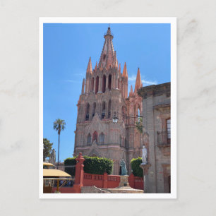 Carte Postale Mexique, San Miguel de Allende Parroquia