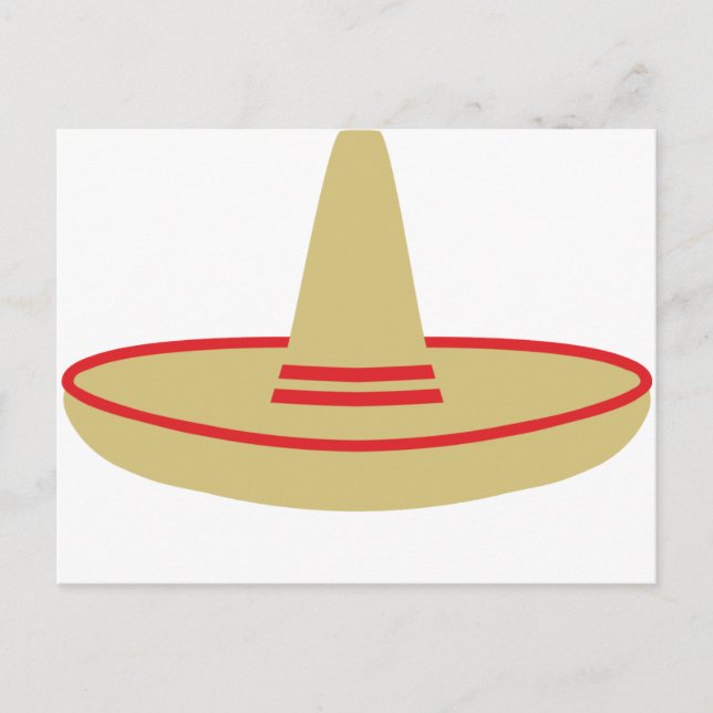 Carte Postale mexique sombrero (Devant)