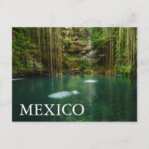 Carte Postale Mexique, Yucatan, Lac Pittoresque
