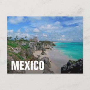 Carte Postale Mexique, Yucatan, Péninsule, Ruines De Tulum, Maya