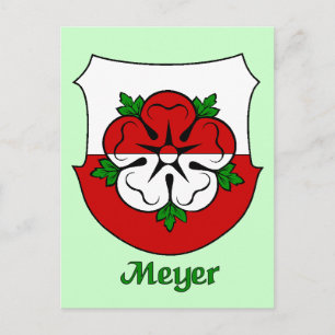 Carte postale Meyer Family Shield
