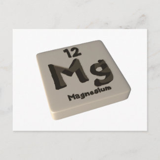 Carte Postale Mg magnésium