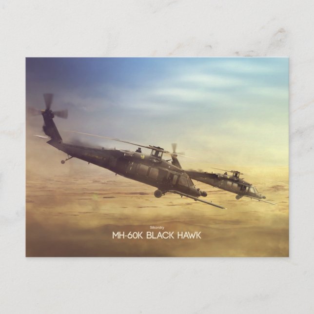 Carte postale MH-60K Black Hawk (Devant)