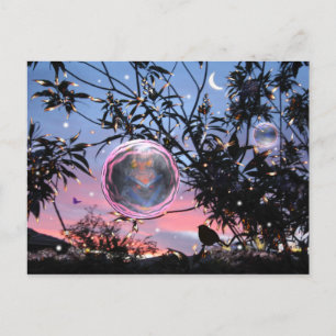 Carte Postale Mi-été's Eve Fairy Bubbles!