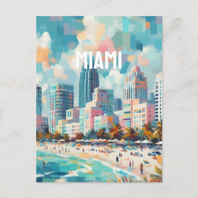 Carte Postale miami (Devant)