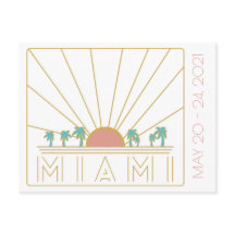 Carte postale Miami Bachelorette