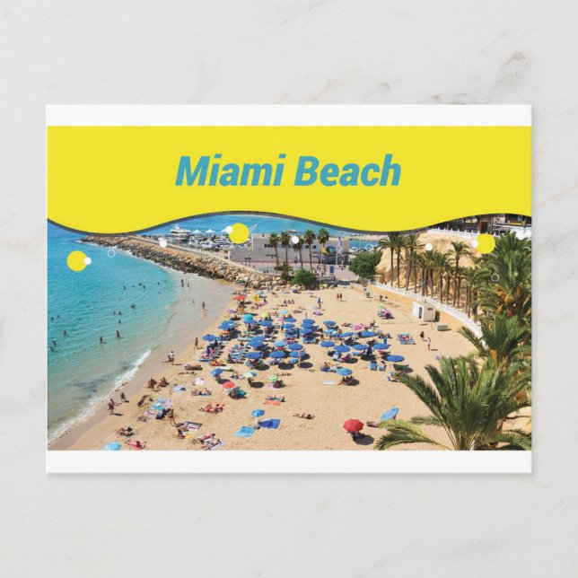 Carte postale Miami Beach (Devant)