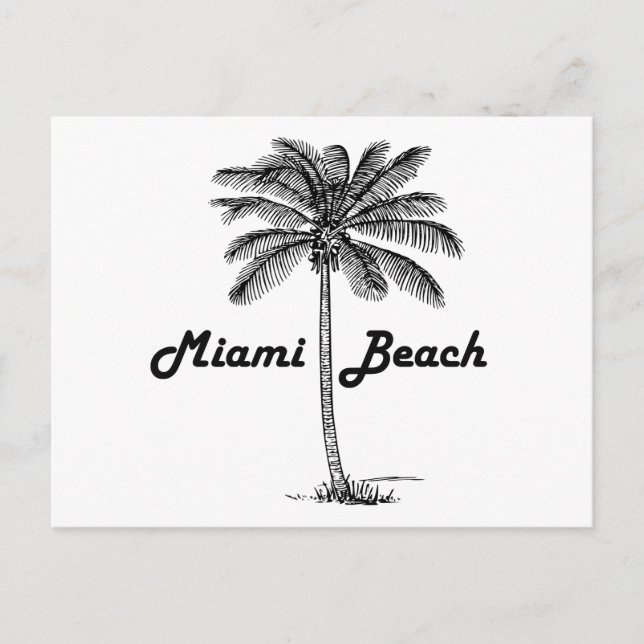 Carte Postale Miami Beach (Devant)