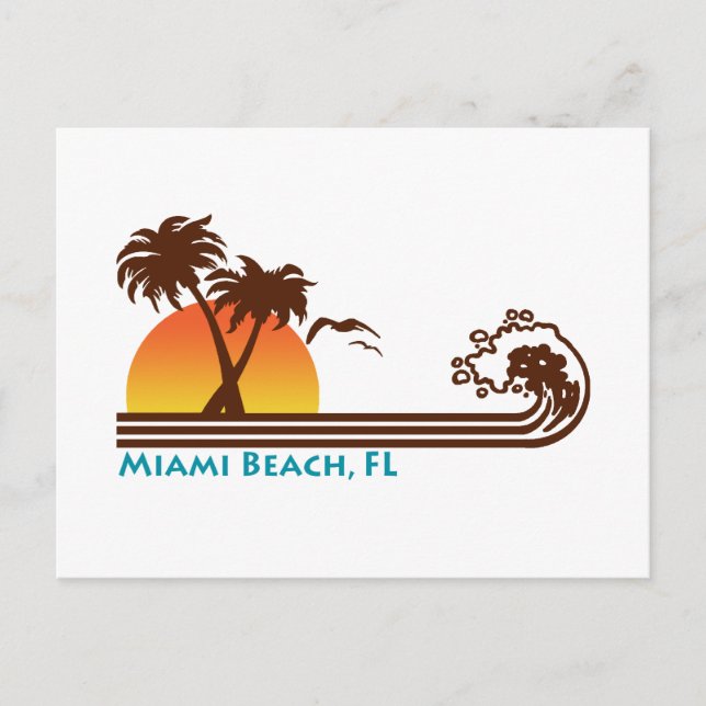 Carte Postale Miami Beach (Devant)