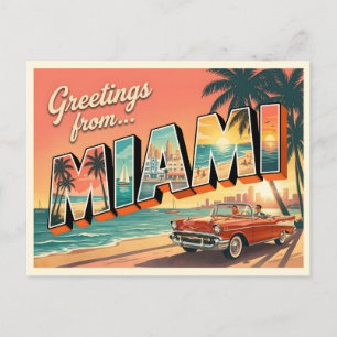 Carte Postale Miami Beach