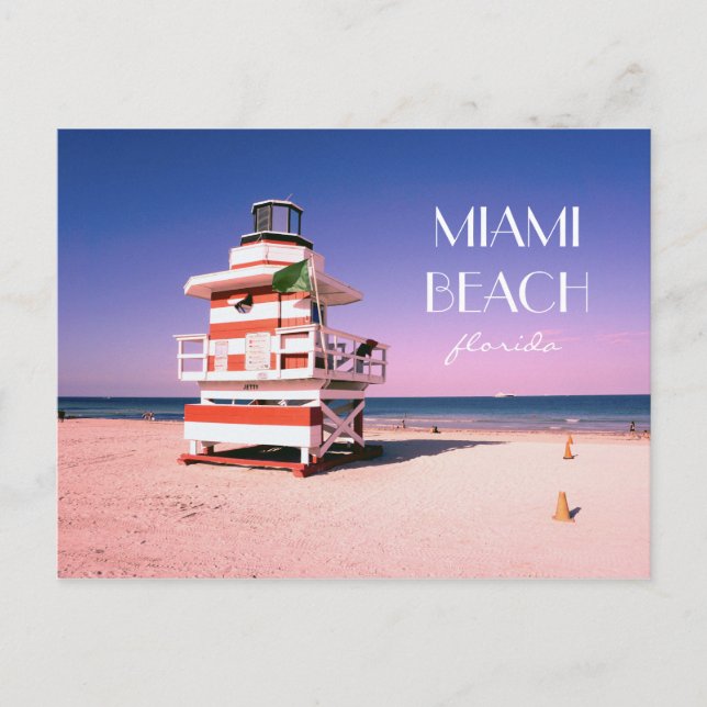 Carte Postale Miami Beach Florida #01 (Devant)