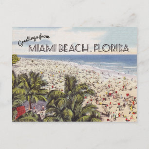 Carte postale Miami Beach Florida   Vintage