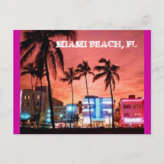 Carte Postale Miami Beach, Floride