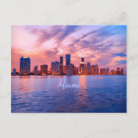Miami Beach Floride City Skyline