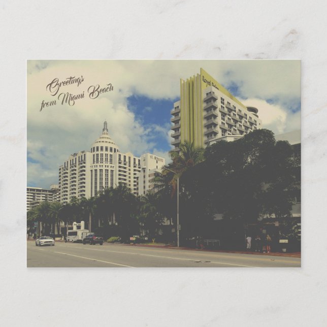 Carte Postale Miami Beach Hotel Royal Palm (Devant)