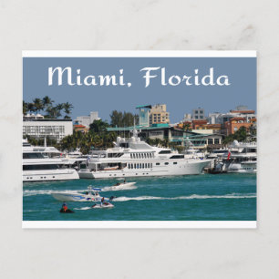 Carte Postale Miami Beach Marina