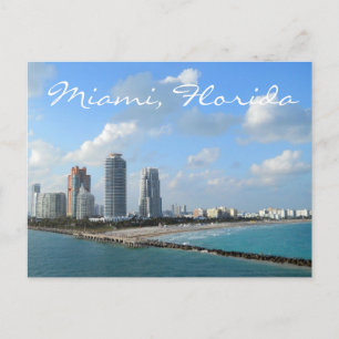 Carte postale Miami Florida