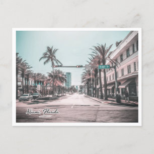 CARTE POSTALE MIAMI FLORIDA OCEAN DR.