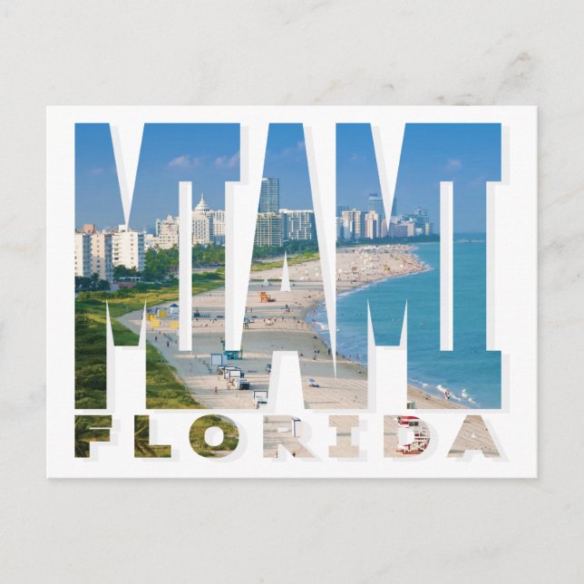 Carte postale Miami, Floride (Devant)