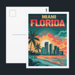Carte Postale Miami Floride Amérique Vintage célèbre Travel Plac<br><div class="desc">Miami Floride Amérique Vintage célèbre Travel Place</div>
