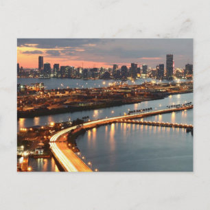 Carte Postale Miami Skyline