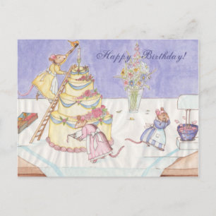 Carte Postale Mice d'anniversaire