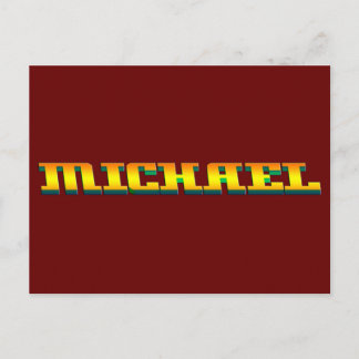 Carte Postale MICHAEL, pour Michael