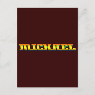 Carte Postale MICHAEL, pour Michael