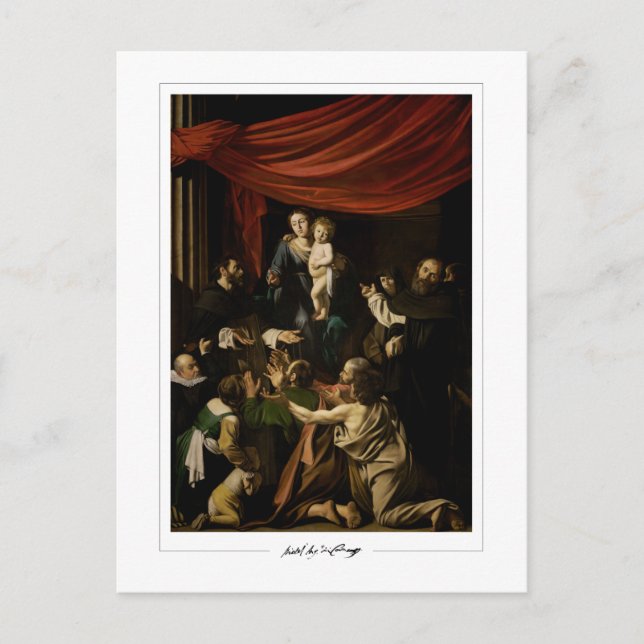 Carte Postale Michelangelo Merisi da Caravaggio #2 - Beaux-Arts (Devant)