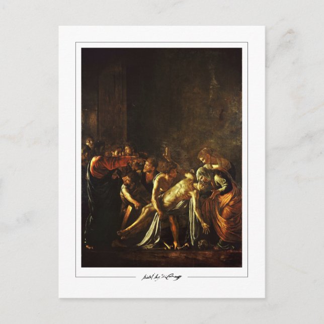 Carte Postale Michelangelo Merisi da Caravaggio #47 - Beaux-Arts (Devant)