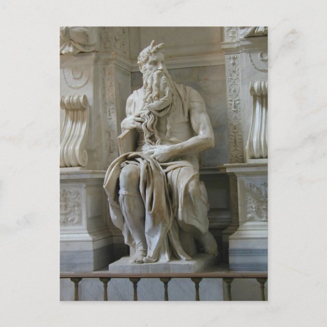 Carte Postale Michelangelo-Moses (Devant)