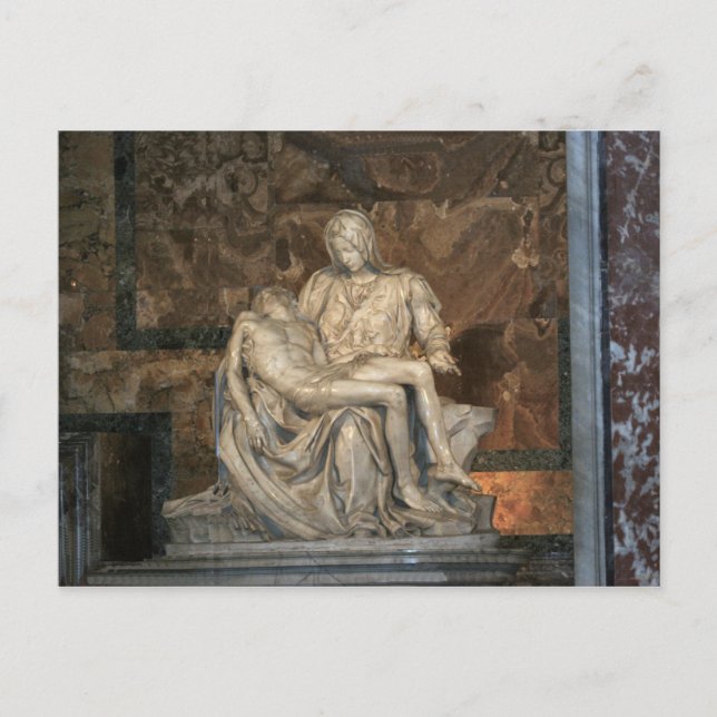 Carte postale Michelangelo Pieta (Devant)