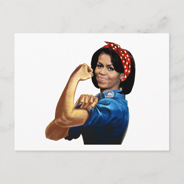 CARTE POSTALE MICHELLE LE RIVETER (Devant)