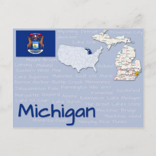Carte postale "Michigan"