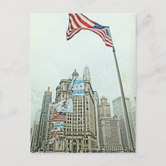 Carte Postale Michigan Avenue Bridge Chicago Illinois
