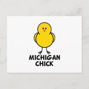 Carte Postale Michigan Chick
