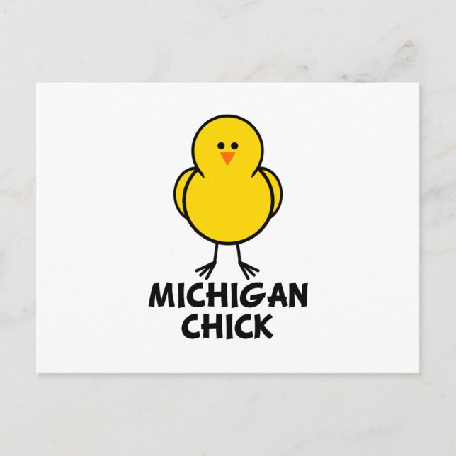 Carte Postale Michigan Chick (Devant)