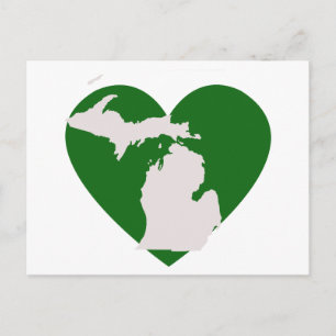 Carte Postale Michigan Love