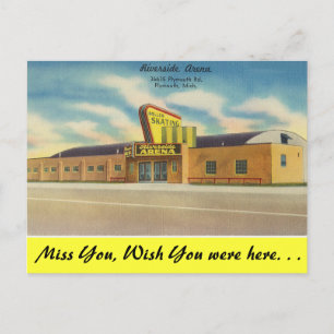 Carte Postale Michigan, Riverside Arena, Roller Sking