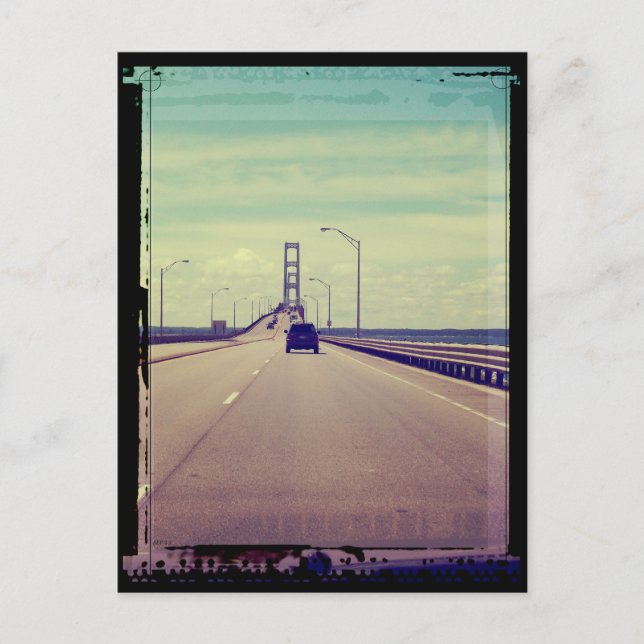 Carte Postale Michigan Road Trip (Devant)