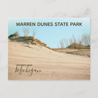 Carte Postale Michigan Salutations De Warren Dunes State Park