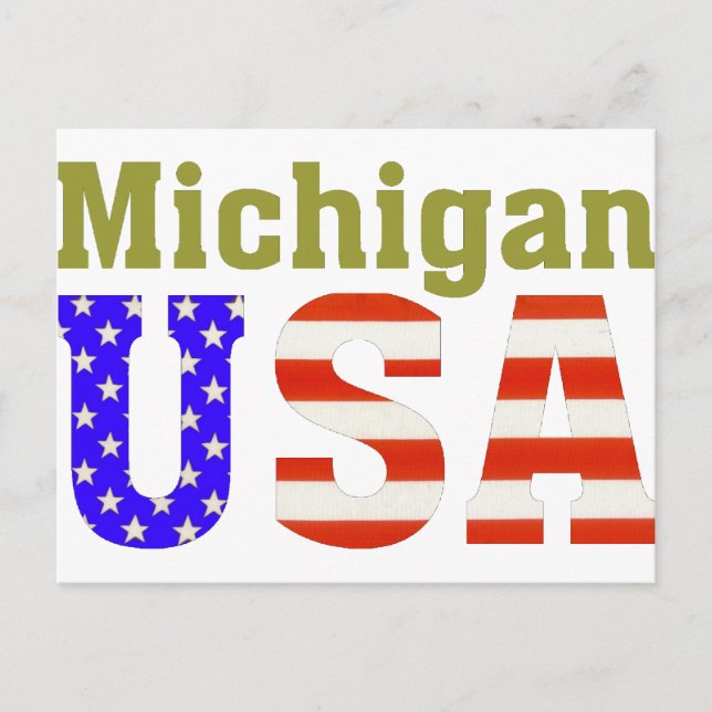 Carte Postale Michigan USA ! (Devant)