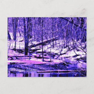 Carte Postale Michigan Winter