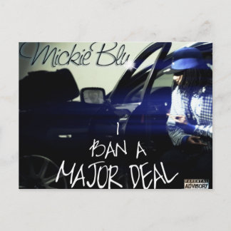 CARTE POSTALE MICKIE BLU