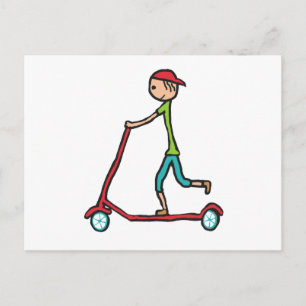 Carte Postale Micro Scooter